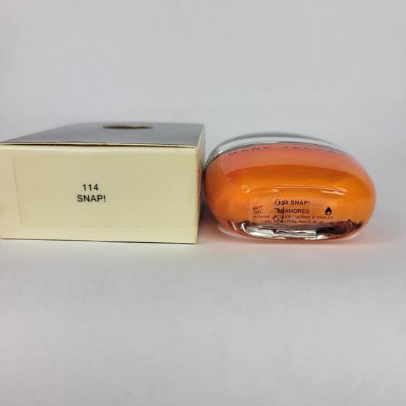 Marc Jacobs Enamored Lacquer Nail Colour "Snap!" 114 Orange Nail Polish - Picture 7 of 7